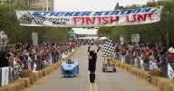 Spooky rides race at Denton's Day of the Dead Festival