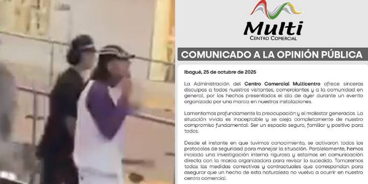 Riña con machetes en centro comercial de Ibagué generó pánico