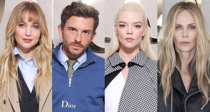 Jennifer Lawrence Joins Jonathan Bailey, Anya Taylor Joy, Charlize Theron, & More at Dior Show in Paris! | 070 Shake, Anna Sawai, Anna Wintour, Anya Taylor Joy, Brigitte Macron, camille cottin, Carla 