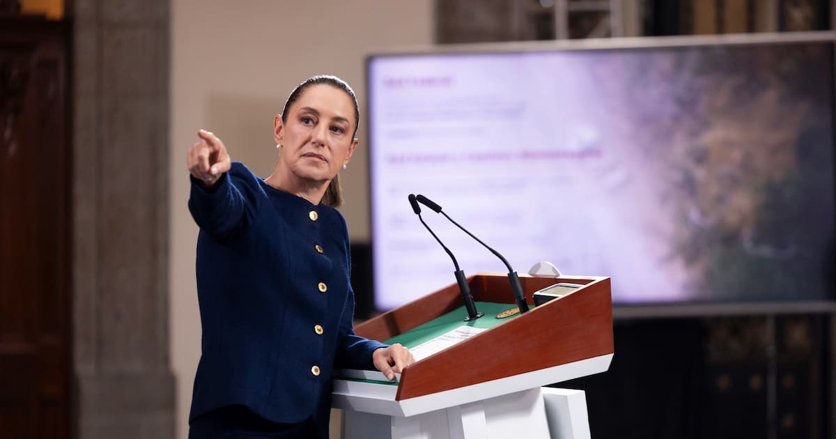 “Parece que está detenido” en EEUU dice Sheinbaum sobre Carlos Treviño