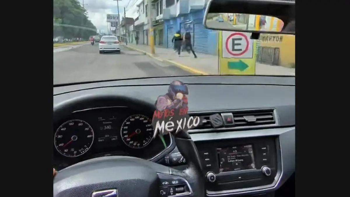 Conductor capta el momento en que ciudadanos persiguen y retienen a un delincuente: “¡Lo agarraron a golpes!”