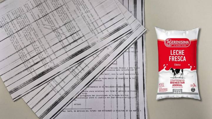 Con un sachet de leche y una fotocopia, crea este hermoso cuadro para decorar tu casa