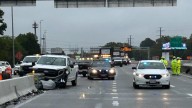 Multi-vehicle crash blocks traffic on I