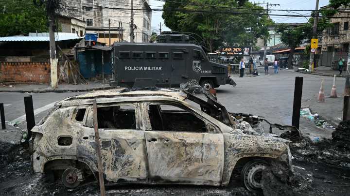 Estremecedoras fotos de la operación policial contra el narcotráfico en una favela en Río de Janeiro