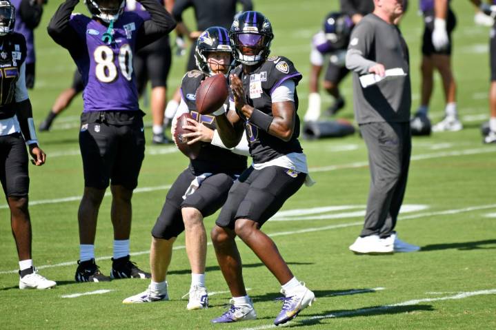 Ravens injury report: QB Lamar Jackson practices Tuesday