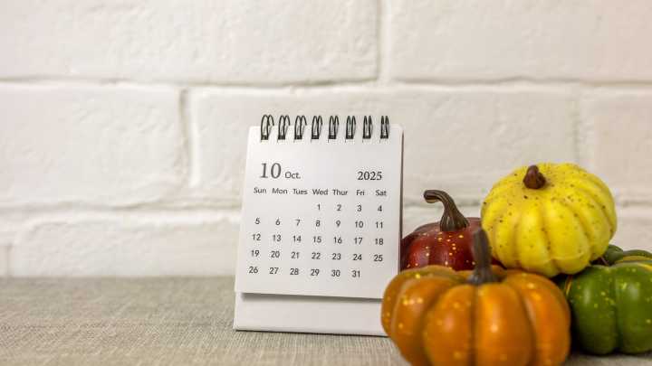 October 2025 calendar: See list of holidays, national days, more