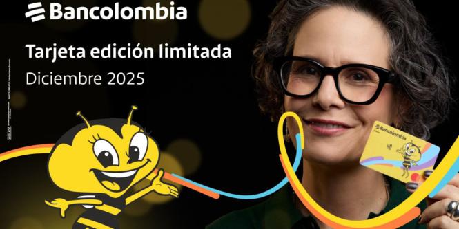 Bancolombia lanza edición limitada de tarjetas débito de la abejita Conavi