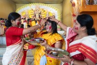 Assam Women Mark Vijayadashami with Traditional Sindoor Khela