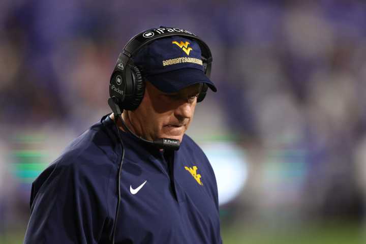 Rodriguez looks to fix lack of competitive spirit as Mountaineers deal with more uncertainty at quarterback