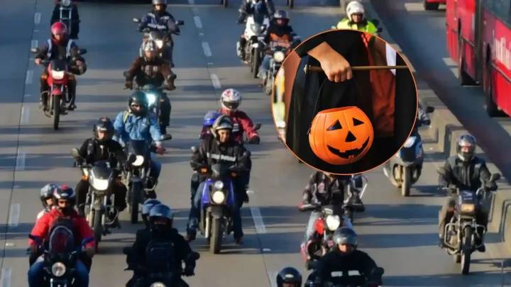 Agentes de tránsito ponen freno a los motociclistas en Halloween: multarán por hacer este cambio