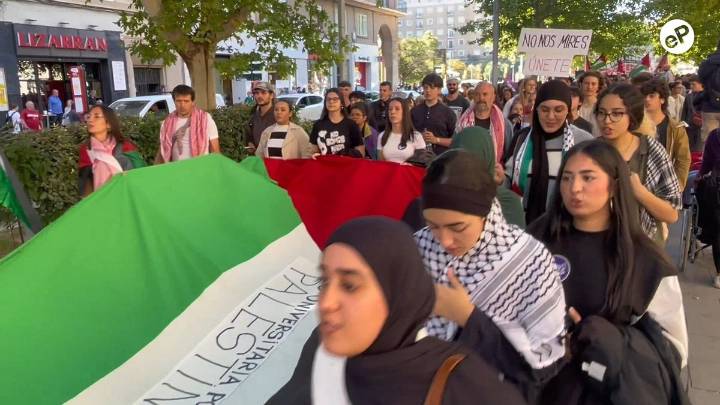 Marea de estudiantes en Zaragoza contra el genocidio en Palestina: "El silencio es complicidad"