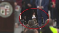 WATCH: L.A. council member suffers health incident at groundbreaking event