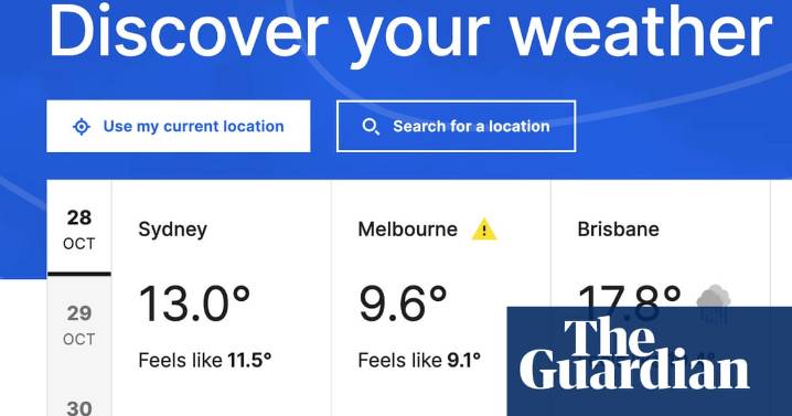 Bureau of Meteorology apologises for new website and promises changes after ‘flawed’ update