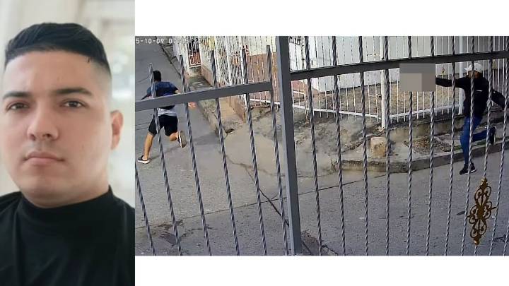 Revelan video del despiadado ataque a guardia del Inpec en Cartagena: el sicario lo persiguió hasta impactarlo