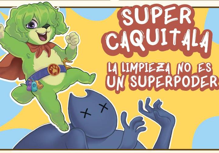 MásQPerros lanza en León la campaña 'Super Caquítala' para concienciar sobre la recogida de excrementos