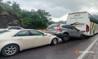 Deja carambola una fallecida y 5 lesionados en la Autopista del Sol