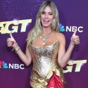 Heidi Klum Frees the Nipple at Paris Fashion Week
