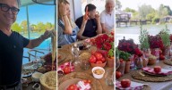 Las fotos del festejo del Día de la Madre de Wanda y Zaira Nara: decoración italiana, familia y Donato de Santis en la cocina