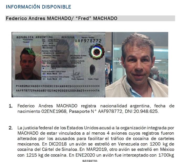 El Ministerio de Seguridad había emitido dos reportes secretos que revelan los vínculos de Fred Machado con lavado y narcotráfico