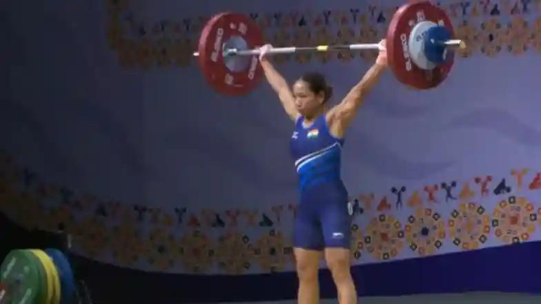 Agency News Mirabai Chanu Claims Silver Medal in 48 KG Division at World Weightlifting Championships 2025