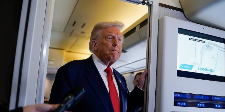 Donald Trump descartó que Estados Unidos se esté preparando para bombardear instalaciones militares en Venezuela