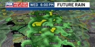 Heavy rain Wednesday evening