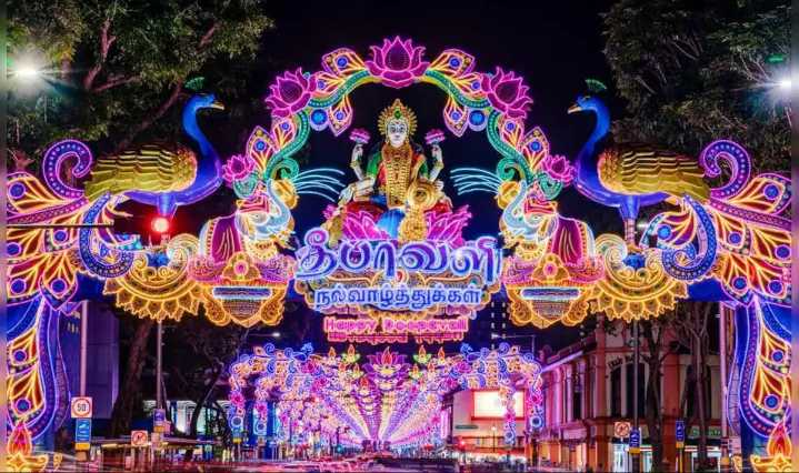 Singapore celebrates  Diwali with migrant workers