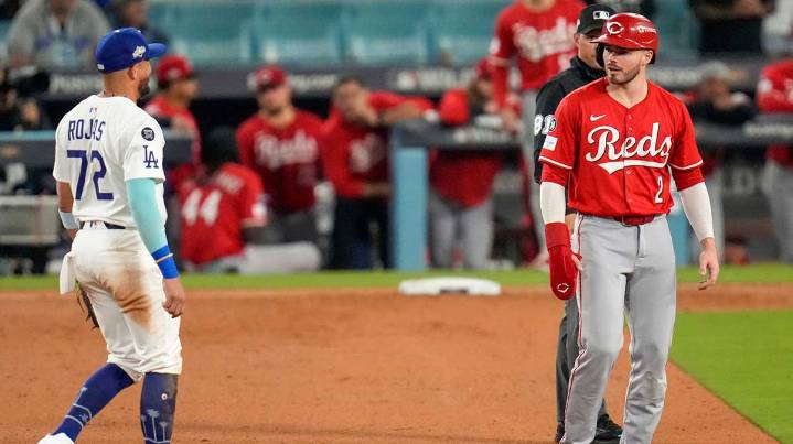 Reds’ Gavin Lux gives stinging indictment of Dodgers’ bullpen before Game 2