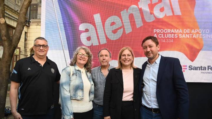 Pullaro y Motta presentaron el Programa "Alentar"