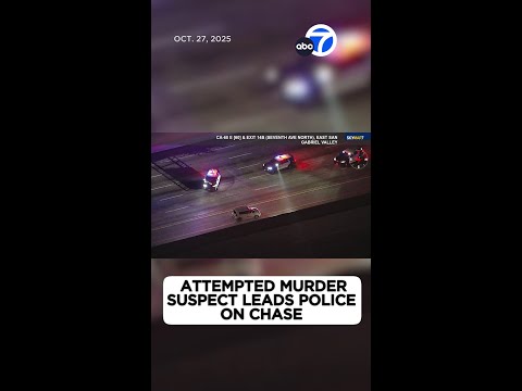 Attempted murder suspect leads officers on dangerous high