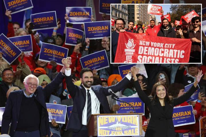 Zohran Mamdani's DSA allies make last ditch push for 'show of force' ahead of NYC mayoral election