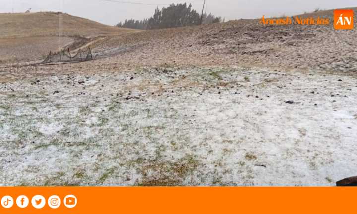 Bajas temperaturas y nieve golpean a Sicsibamba: reportan daños y enfermedades respiratorias