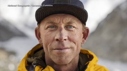 American climber speaks out after history-making ski down Mt. Everest