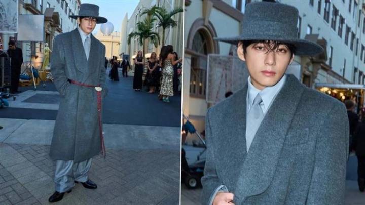 Korean BTS V Flaunts Korean Heritage in Modern Hanbok-Inspired Look at Vogue World 2025 in LA; Becomes First Korean Star To Attend the Fashion Event (View Pics and Watch Video)