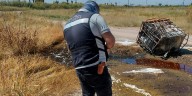 Retiran ácido acético derramado en Durango, buscan responsables
