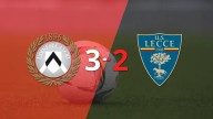 Serie A: Partido de alta intensidad concluye con Udinese superando a Lecce 3