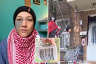 Palestinian refugee rips 'white people' for putting up Halloween decorations