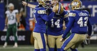 Bombers win ugly to keep playoff hopes alive