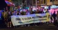 Una nueva concentración por Palestina toma las calles de Salamanca a última hora de la tarde de este 15 de octubre