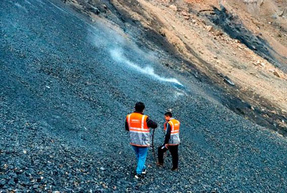 Investigan emanaciones de gases e incremento de la temperatura en cerro de Yauya, en provincia Carlos Fermín Fitzcarrald, San Luis