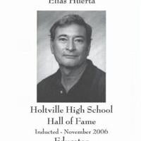 Holtville High mourns passing of beloved and legendary teacher, Elias D. Huerta