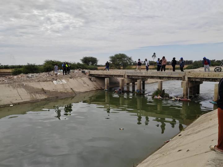 Piura: Continúa la búsqueda del joven y niño desaparecidos en las aguas