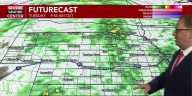 A cool start to the work week with light rain chances increasing Tuesday morning
