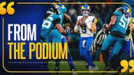 From the Podium: Sean McVay, Matthew Stafford and Davante Adams discuss Rams' blowout win over Jaguars in London