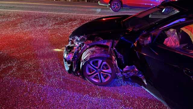 One person in the hospital following Ross Township crash