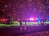 Fire engulfs garage, spreads to home in Van Buren late Tuesday night