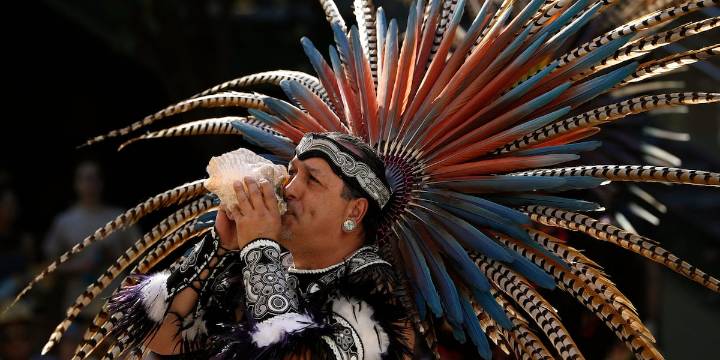 Some Indigenous Peoples Day events strike conciliatory tone amid Trump’s focus on Columbus