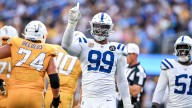 Timely plays by undermanned Colts defense help secure win over Chargers