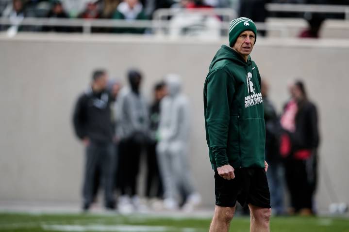 Former Michigan State offensive coordinator stripped of play calling in demotion to analyst