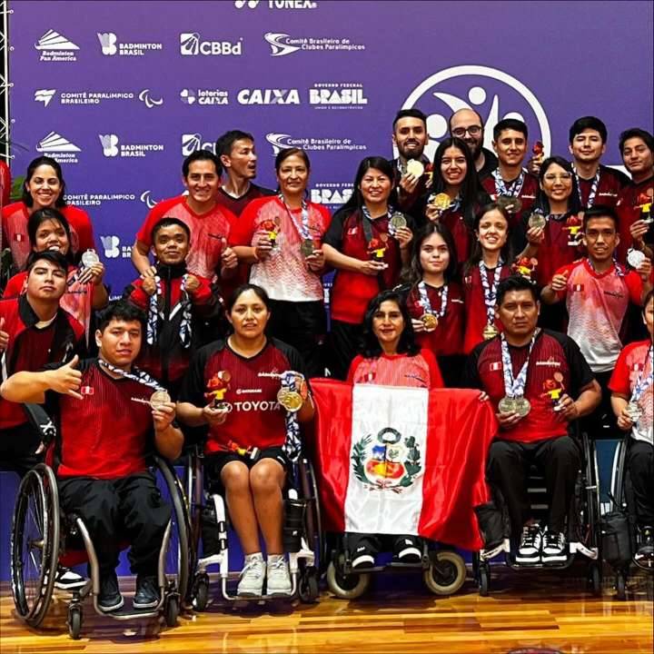 Perú logró 24 medallas en el Pan Am Parabádminton Championships 2025 en Sao Paulo